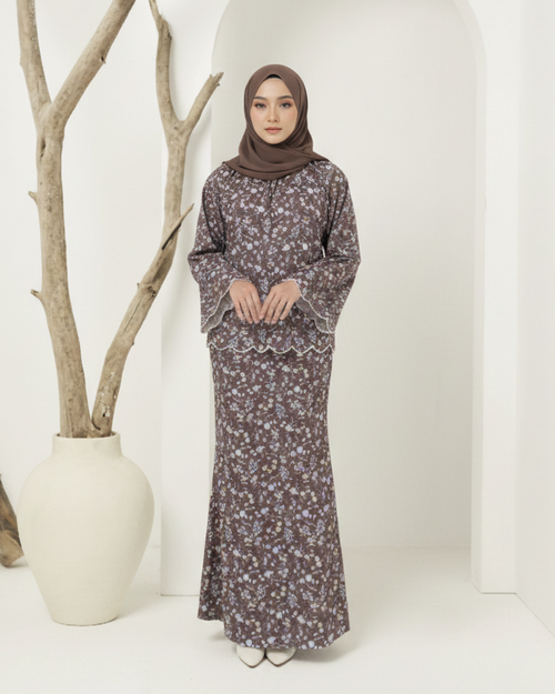IVY KURUNG MODEN (BROWN)